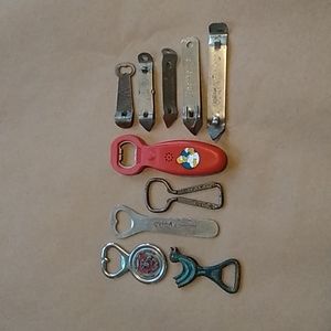 Can and bottle opener lot